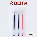 Pix BEIFA cu gel, varf 0.38mm, corp transparent, rosu - GA800 Pix BEIFA cu gel, varf 0.38mm, corp transparent, rosu - GA800